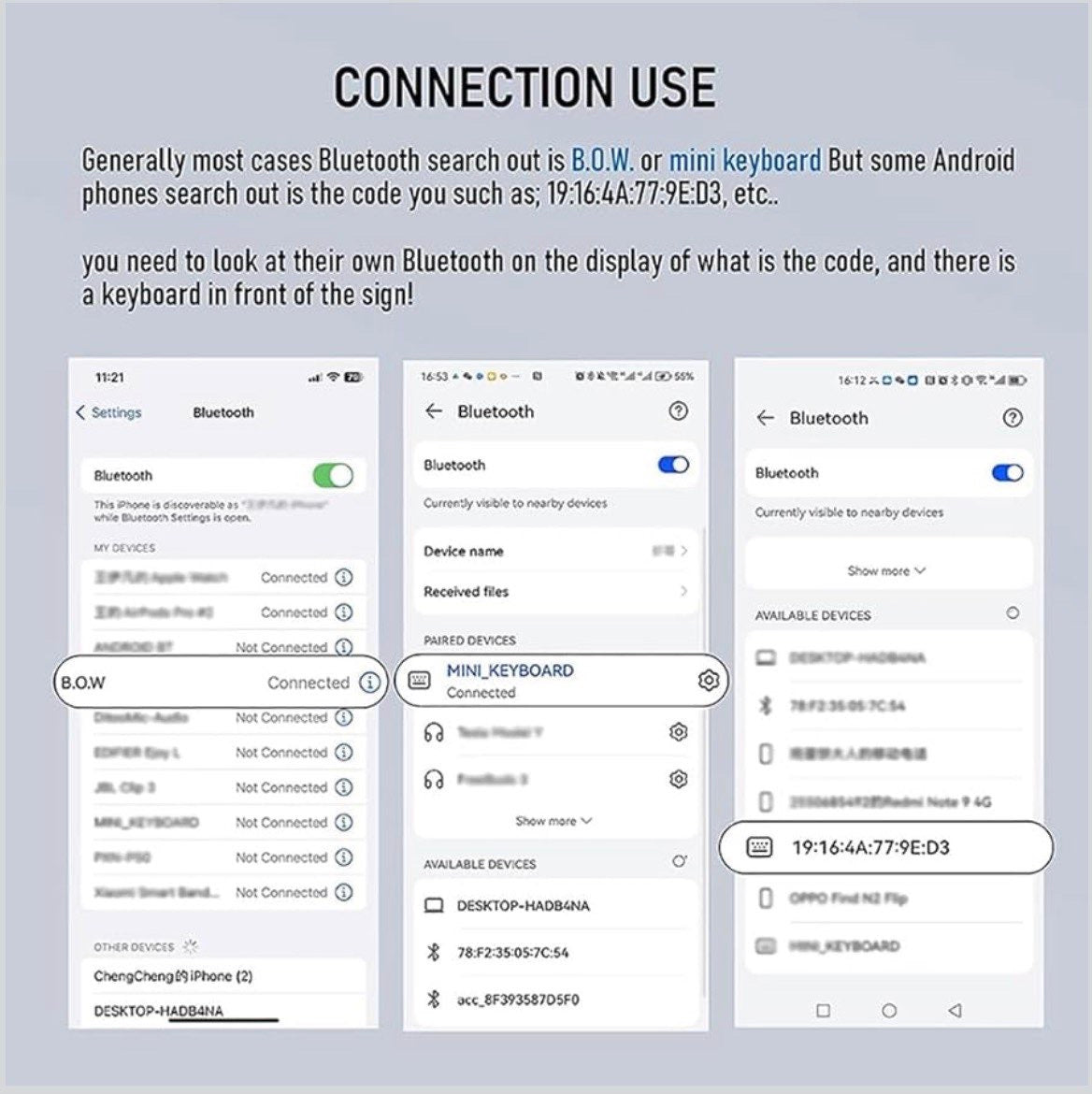 Novakey - Mini Folding Keyboard